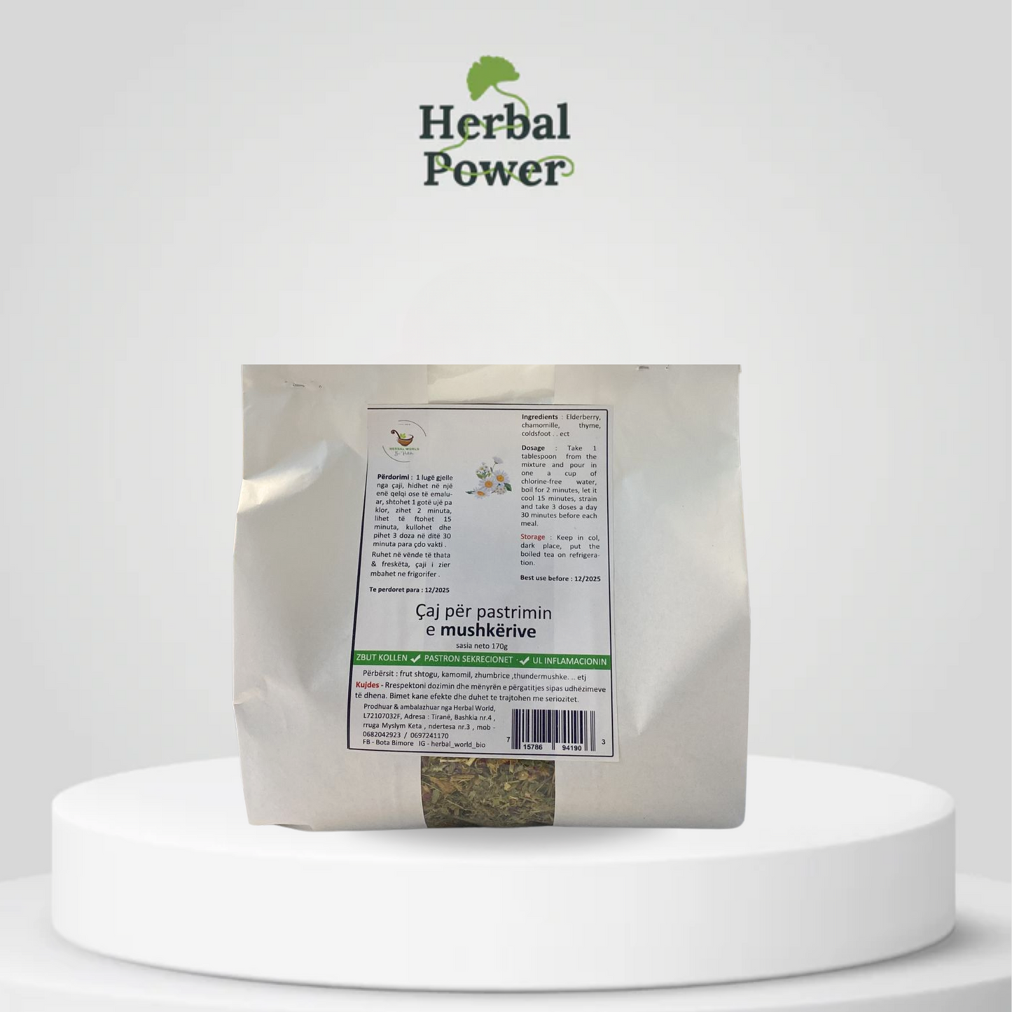 Çaj për mushkritë