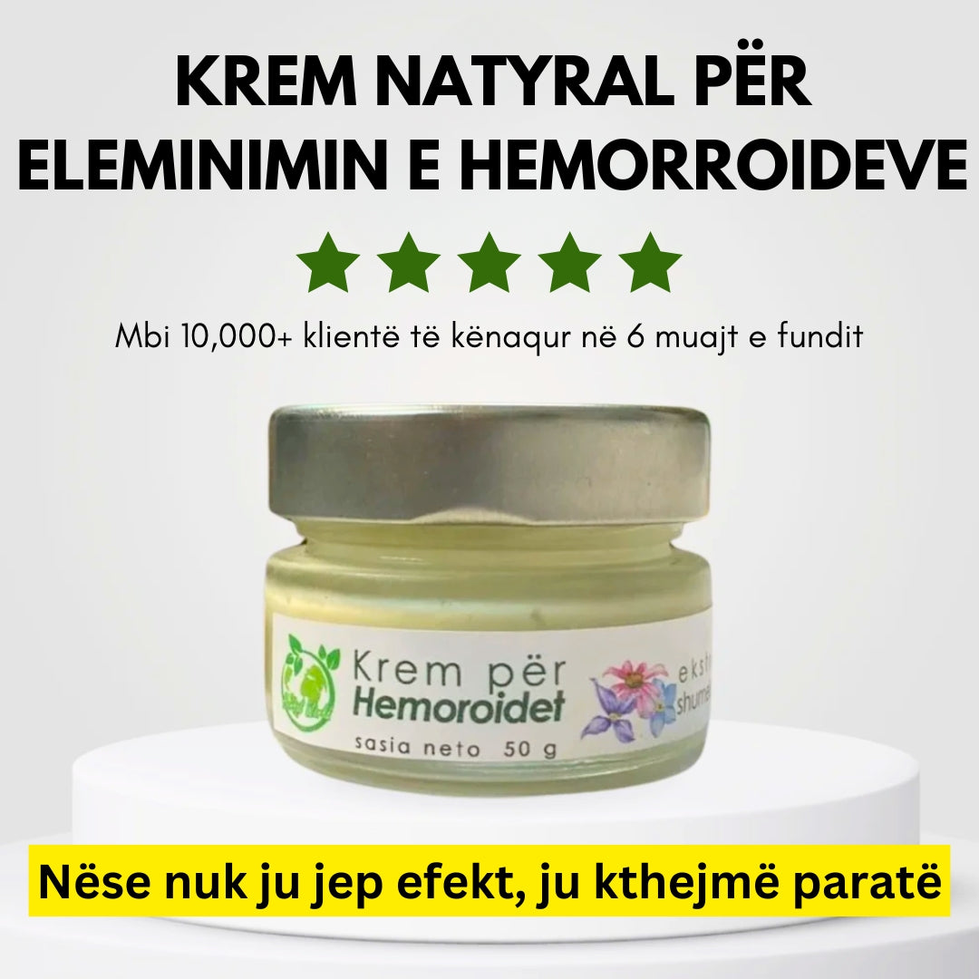 Krem për eleminimin e hemorroideve